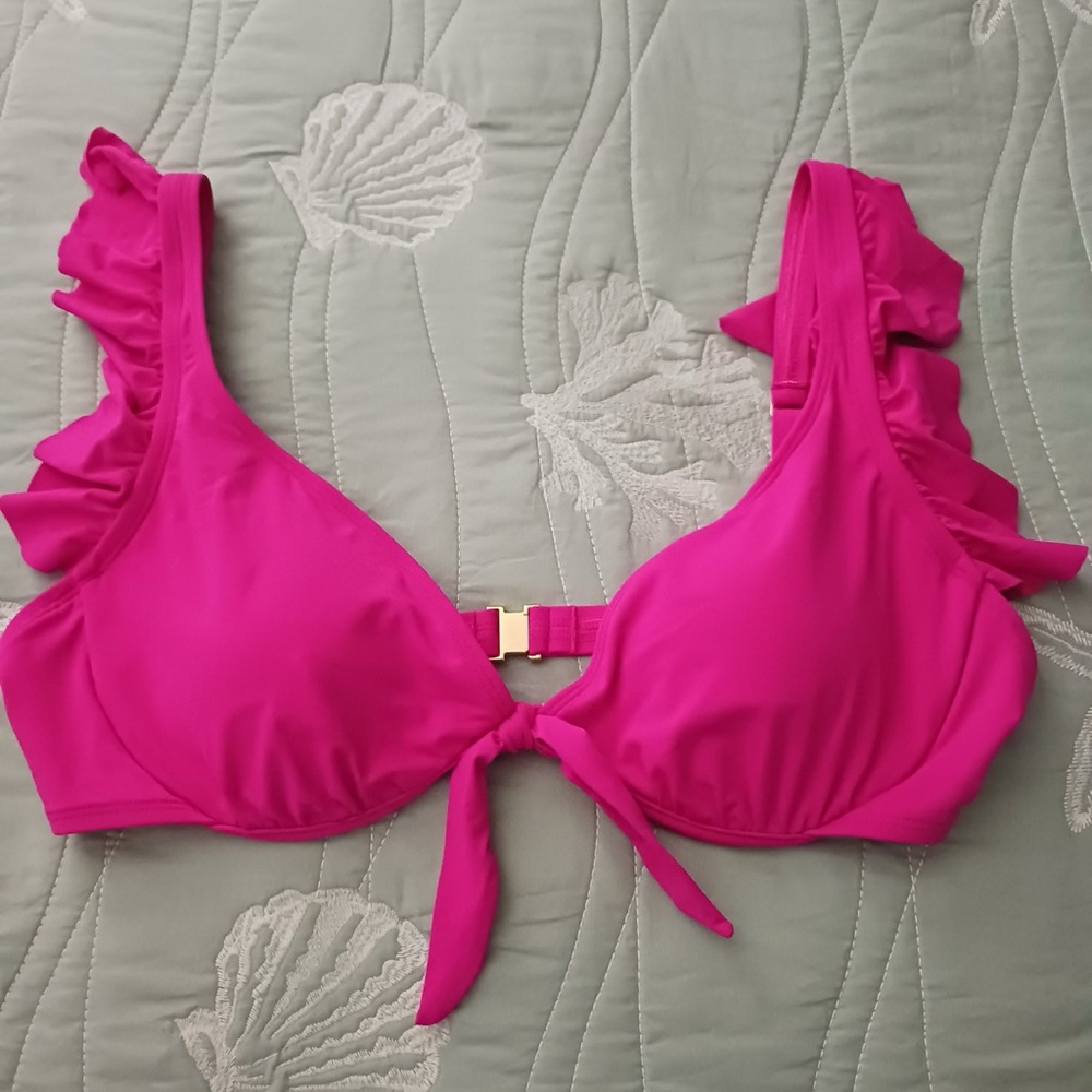 Bleu Rod Beattie Pink Bikini Top